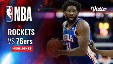 Houston Rockets vs Philadelphia 76ers - Highlights | NBA Regular Season 2023/24