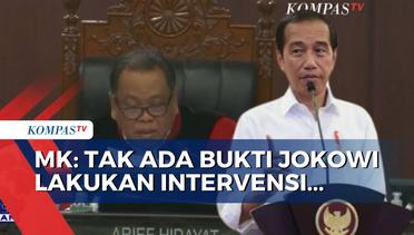 MK Nyatakan Tak Ada Bukti Presiden Jokowi Intervensi Syarat Usia Capres!