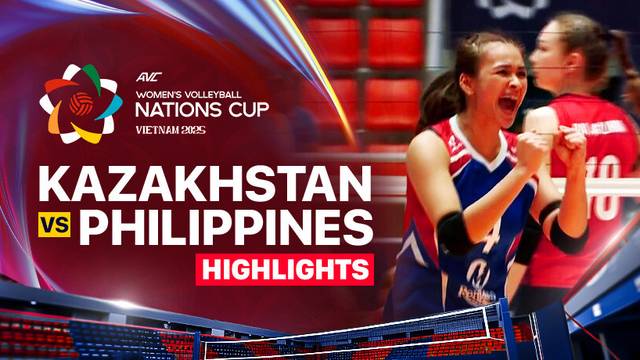 Kazakhstan vs Philippines - Highlights | AVC Women's Volleyball Nation Cup 2025