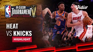 Miami Heat vs New York Knicks - Highlights | NBA In-Season Tournament 2023
