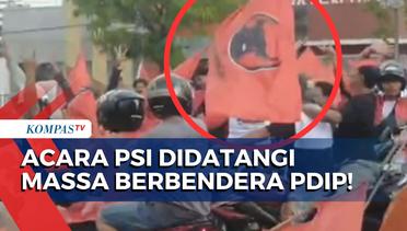 Buat Heboh, Acara PSI di Pati Jateng Didatangi Massa yang Bawa Atribut Bendera PDIP!