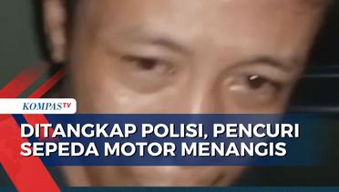 Pencuri Sepeda Motor di Padang Menangis saat Ditangkap Polisi