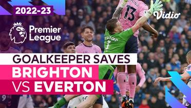 Aksi Penyelamatan Kiper | Brighton vs Everton | Premier League 2022/23