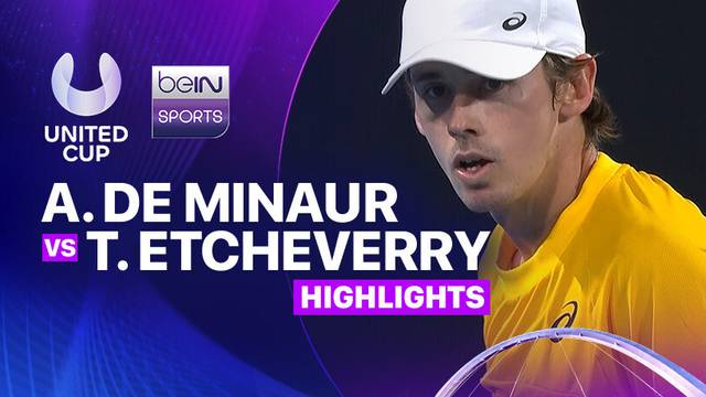 A. de Minaur (AUS) vs T. Etcheverry (ARG) - Highlights | United Cup 2025
