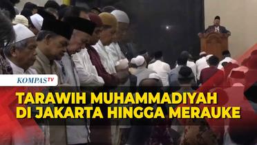 Suasana Tarawih Jemaah Muhammadiyah di Jakarta, Bogor hingga Merauke