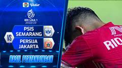Hasil Akhir Pertandingan PSIS Semarang vs Persija Jakarta | BRI Liga 1 2022/2023