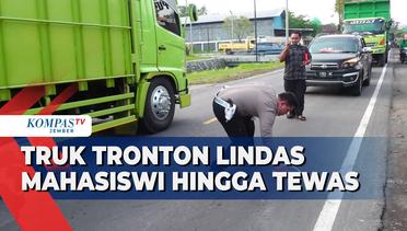 Trun Tronton Senggol dan Lindas Mahasiswi Hingga Tewas