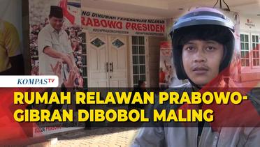 Rumah Pemenangan Prabowo-Gibran Dibobol Maling, Satu TV Digasak