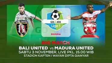 LAGA PANAS! Bali United vs Madura United! - 3 November 2018