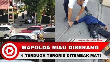 Serang Mapolda Riau, 4 Terduga Teroris Ditembak Mati
