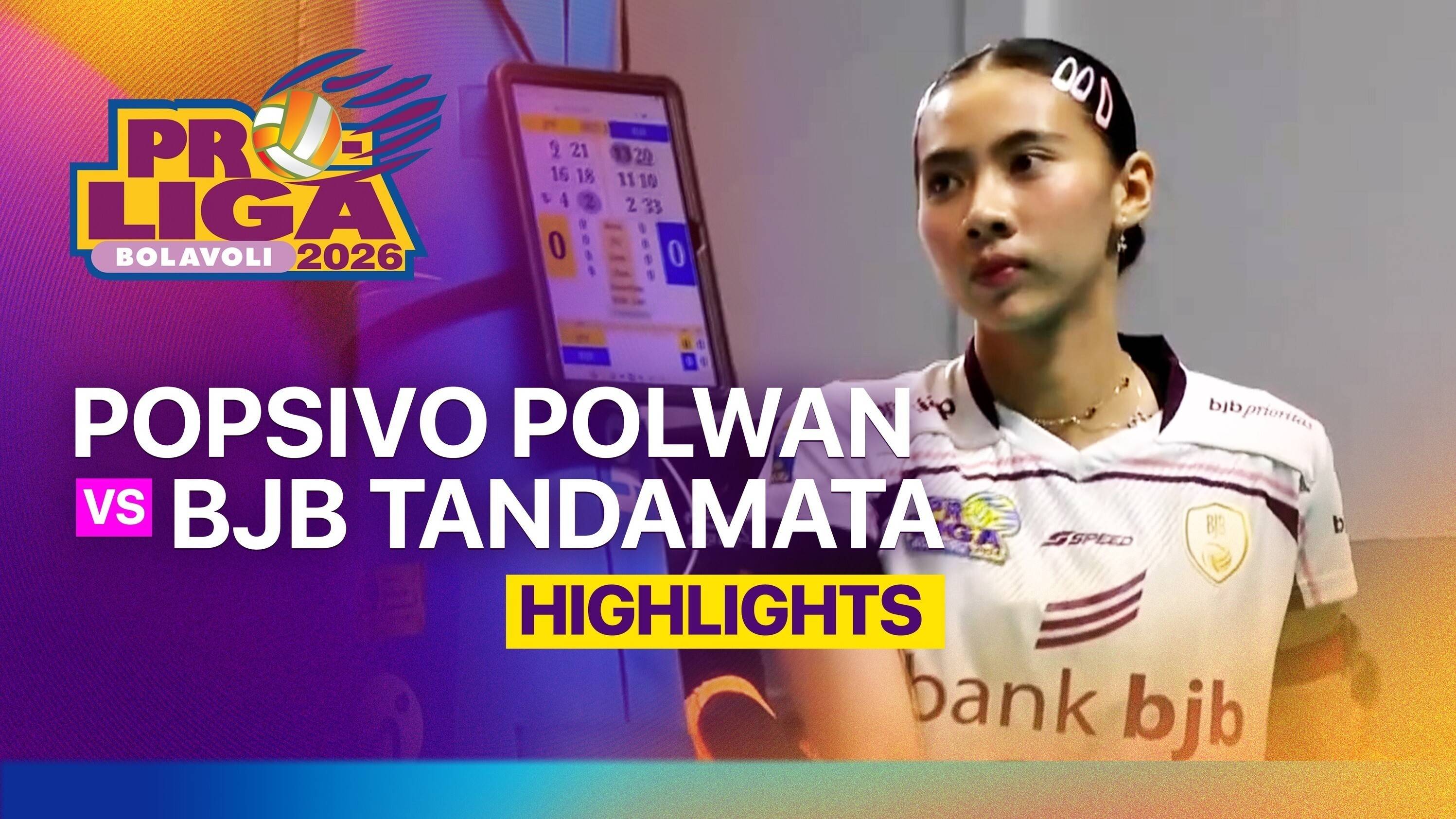 Popsivo Polwan vs Bandung BJB Tandamata