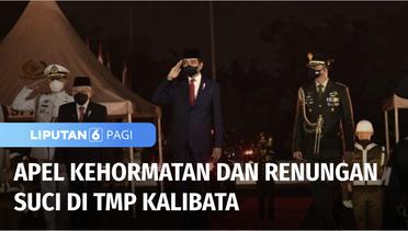 Presiden Jokowi Pimpin Apel Kehormatan dan Renungan Suci di TMP Kalibata | Liputan 6