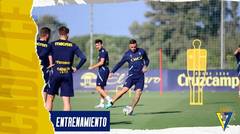 The team worked for the last time before traveling to Barcelona | Cadiz Football Club