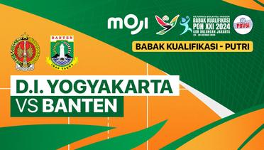 Putri: D.I. Yogyakarta vs Banten - Full Match | Babak Kualifikasi PON XXI Bola Voli