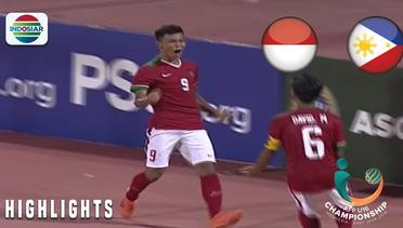 Goal Sutan Diego - Indonesia (4) vs Filipina (0) | AFF U-16 2018