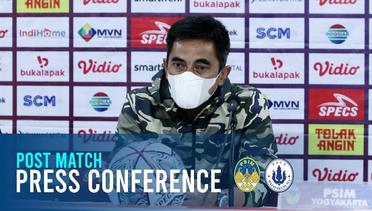 Post Match Press Conference PSIM Jogja vs PSCS Cilacap
