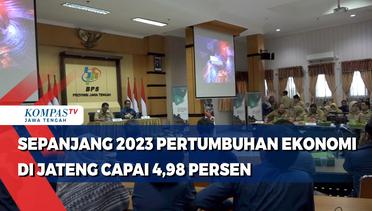 Sepanjang 2023 Pertumbuhan Ekonomi di Jateng Capai 4,98 Persen