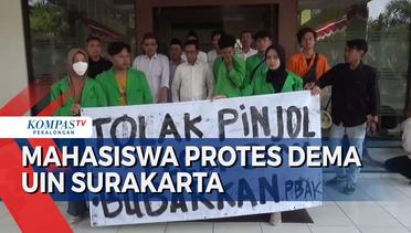 Aksi Protes Mahasiswa UIN Raden Mas Said Surakarta Tolak Pinjol dan Tuntut Pemecatan DEMA