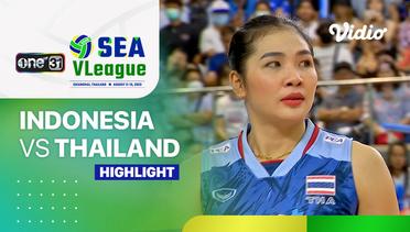 Highlights | Putri: Indonesia vs Thailand | SEA VLeague - Thailand