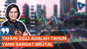 Sri Mulyani Sebut Di Tahun 2022 Kapitalisasi Pasar Hilang 30 Triliun Dollar AS.