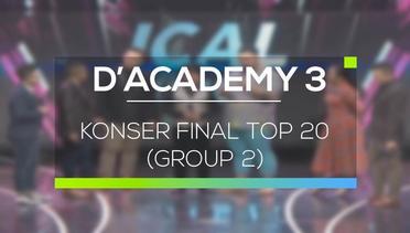 D'Academy 3 - Konser Final Top 20 (Group 2)