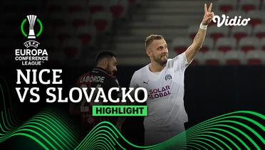 Highlights - Nice vs Slovacko | UEFA Europa Conference League 2022/23