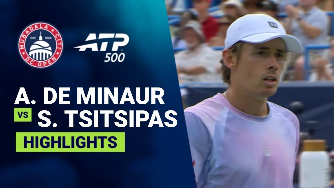 Alex de Minaur vs Stefanos Tsitsipas - Round 1 (Stadium) | ATP 500: Mubadala Citi DC Open 2026
