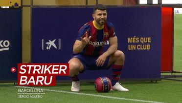 Perkenalan Sergio Aguero Sebagai Striker Baru Barcelona