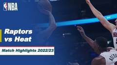 Match Highlights | Toronto Raptors vs Miami Heat | NBA Regular Season 2022/23