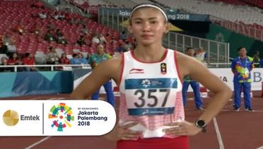 Emilia Nova Melesat Raih Medali Perak di Final 100 M Lari Gawang Putri