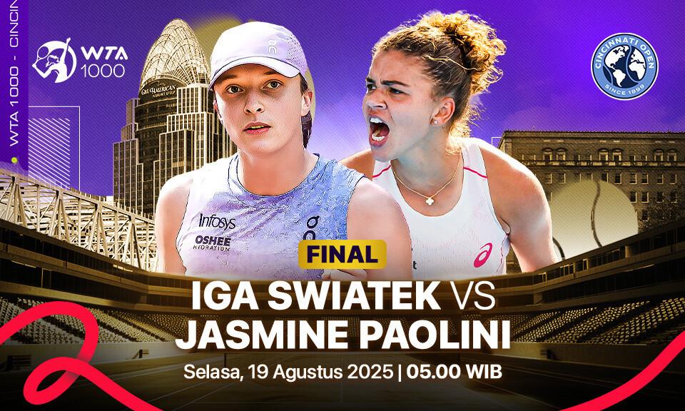 Iga Swiatek vs Jasmine Paolini