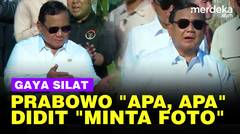 Prabowo Keluarkan Gaya Silat Depan Tamu Candi Borobudur, Didit Lari Menepuk Minta Foto