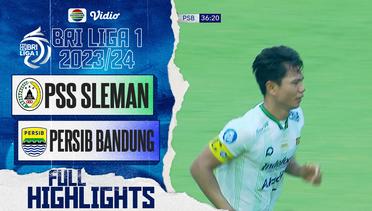 PSS Sleman VS Persib Bandung - Full Highlights | BRI Liga 1 2023/24