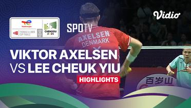 Viktor Axelsen (DEN) vs Lee Cheuk Yiu (HKG) - Highlights | Thomas Cup Chengdu 2024 - Men's Singles