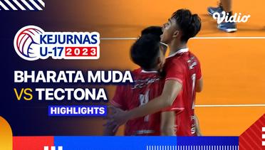 Semifinal Putra: Bharata Muda vs Tectona - Highlights | Kejurnas Bola Voli Antarklub U-17 2023