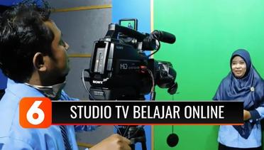 Keren! Sebuah SMP di Cilacap Permudah Belajar Online Lewat Studio Mini TV Buatan Sendiri | Liputan 6