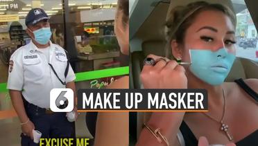 Viral Bule Gunakan Make Up Mirip Masker Kelabui Satpam, Akhirnya Ditangkap