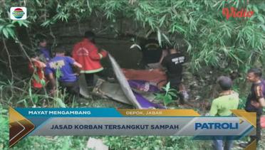 Jasad Wanita Ditemukan Mengambang Tersangkut Sampah di Depok, Jawa Barat - Patroli Siang