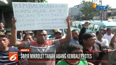 Sopir Mikrolet Tanah Abang Kembali Protes - Liputan6 Siang Terkini