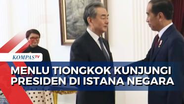 Menlu Tiongkok Temui Presiden Jokowi di Istana, Bahas Konflik Iran-Israel