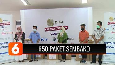 650 Paket Sembako Diberikan YPP Untuk Warga Terdampak Covid-19