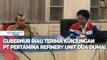Gubernur Riau Terima Kunjungan PT. Pertamina Refinery Unit Dua Dumai Terkait Buffer Zone