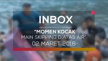 Momen Kocak Host & Bintang Tamu Inbox Main Skipping di Atas Air