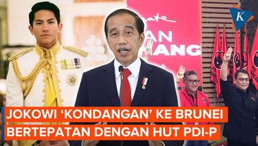 Jokowi Bakal ke Pernikahan Pangeran Mateen Saat PDIP Ulang Tahun