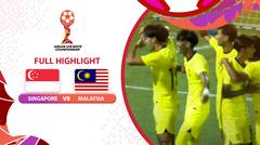 Singapore vs Malaysia - Full Highlight | Asean Boys Championship U19 2024