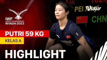 Highlights | Putri 59 kg - Kelas A | IWF World Championships 2023