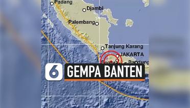 Gempa 5,4 Magnitudo Guncang Banten, Terasa Sampai Jakarta