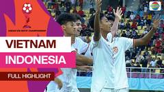 VIETNAM vs INDONESIA - Full Highlight | Asean Boys Championship U16 2024