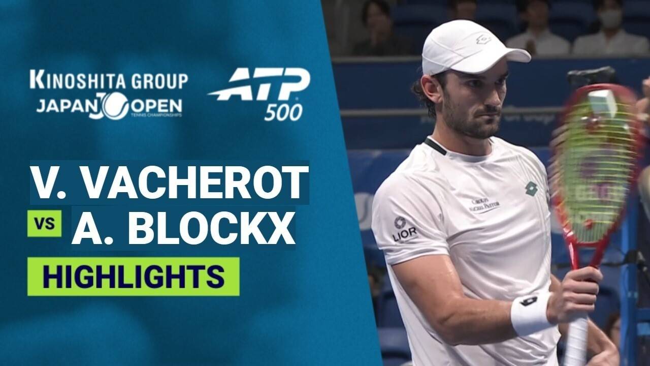 Valentin Vacherot vs Alexander Blockx - Round 1 | ATP 500: Kinoshita Group Japan Open Tennis Championships 2026