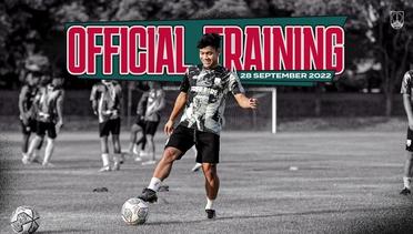 Official Training | 28 September 2022 | PERSIS vs PSM Makassar